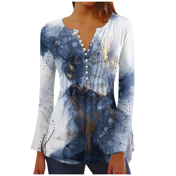 BEFOKA Women's Long Sleeve Tunic Tops for Leggings Floral Print Casual Flare Swings Blouse T Shirts Crewneck Fall 2025 Lightweight Loose Shirts Fashion Going Out Top Fitted Clothing