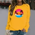 thumbnail image 1 of BEFOKA Womens Casual Long Sleeve Hawaii Graphic Tee Shirts 2025 Crew Neck Sweatshirts Pullover Tops for Women Trendy Winter Fall Outfits Clothes, 1 of 6
