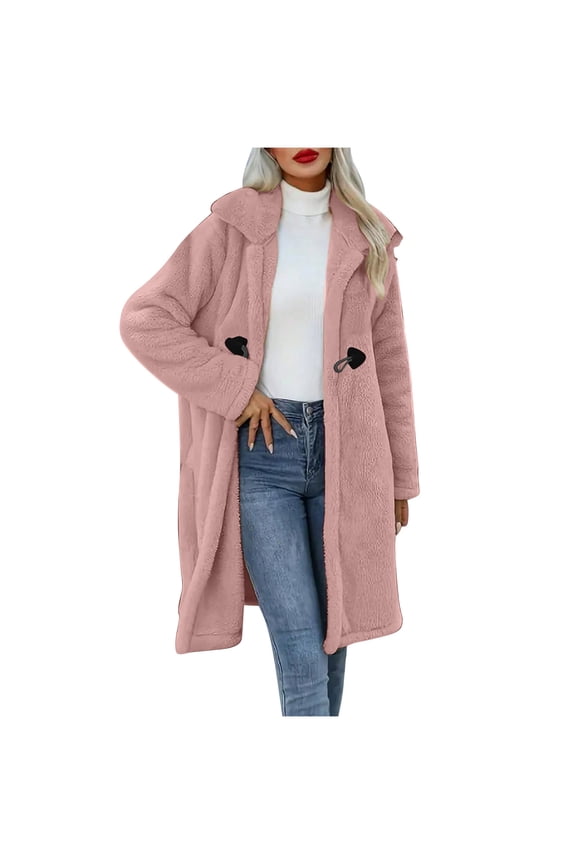 Womens Open Front Long Cardigan Sweaters Oversized Chunky Fuzzy Lapel Fall 2025 Trendy Duster Sweater Coats