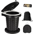 BEFUNZL Retractable Portable Camping Toilet, Height Adjustable 2.95 ...
