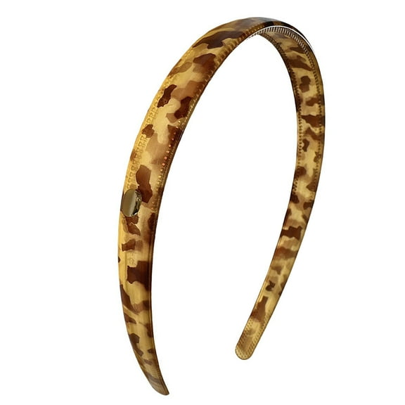 BEGHUAS Leopards Print Resins Headbands Soft Comfortable Hair Hoop Women Headdress for Everyday Wear
