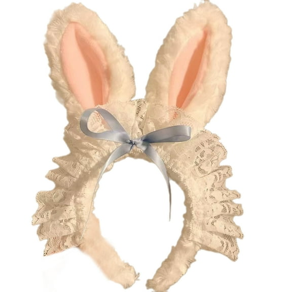 BEGHUAS Rabbits Cosplay Makeup Hairband Sweet Long Ear Easter Headwear Hairbands Headwear Hairbands Birthday Party