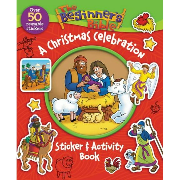 Pre-Owned The Beginner's Bible: A Christmas Celebration Sticker and Activity Book (Paperback) 0310746701 9780310746706