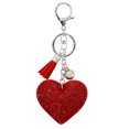 thumbnail image 1 of BEGOOD 1Pcs Rhinestone Keychain Heart Tassel Crystal Keyring Car Pendant Charm Purse Decor Red, 1 of 5