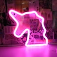 thumbnail image 1 of BEGOOD Unicorn LED Neon Sign Party Lights for Bedroom LED Light Powered by Battery or USB, 1 of 5
