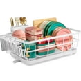 thumbnail image 1 of BEHERZT Large Dish Drying Racks with Drainboard,Countertop Dish Rack, Kitchen Sink Dish Rack,  Stainless Steel, White, 1 of 6