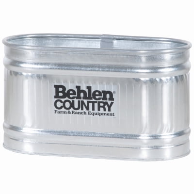 BEHLEN COUNTRY 50130028 Farm Stock Tank, Round, 103 gal Capacity, Steel, Galvanized