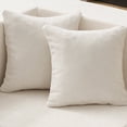 thumbnail image 1 of BEHOST 1 Pack Throw Pillows with Insert and Removable Cover, Beige Chenille, 1 of 4