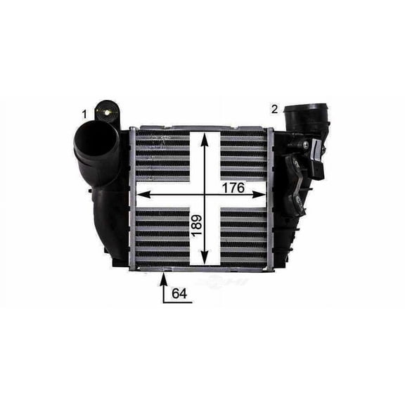 BEHR 376700704 New Perfect Fit Intercooler