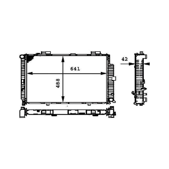 BEHR 376712781 New Premium Perfect Fit Radiator