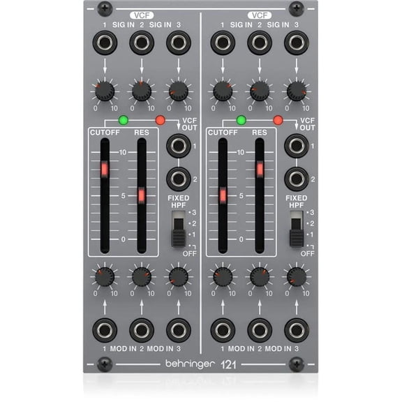 Behringer 121 Legendary Analog Dual VCF Module for Eurorack