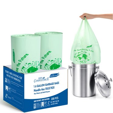 1 6 Gallon Trash Bags