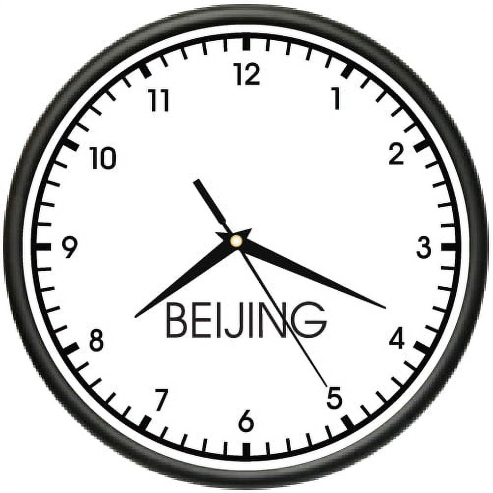 BEIJING TIME Wall Clock World Time Zone Clock Office Business Walmart beijing-time-wall-clock-world-time-zone-clock-office-business-walmart