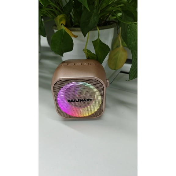 BEILIHART Karaoke Machine for Kids Adults, Mini Portable Bluetooth Karaoke Speaker with Wireless Microphone