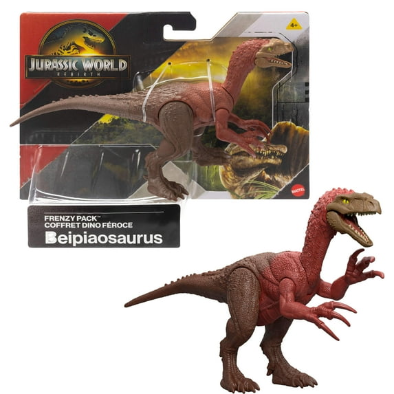 Jurassic World Rebirth Frenzy Pack Beipiaosaurus Dinosaur Figure, Toy, Digital Play