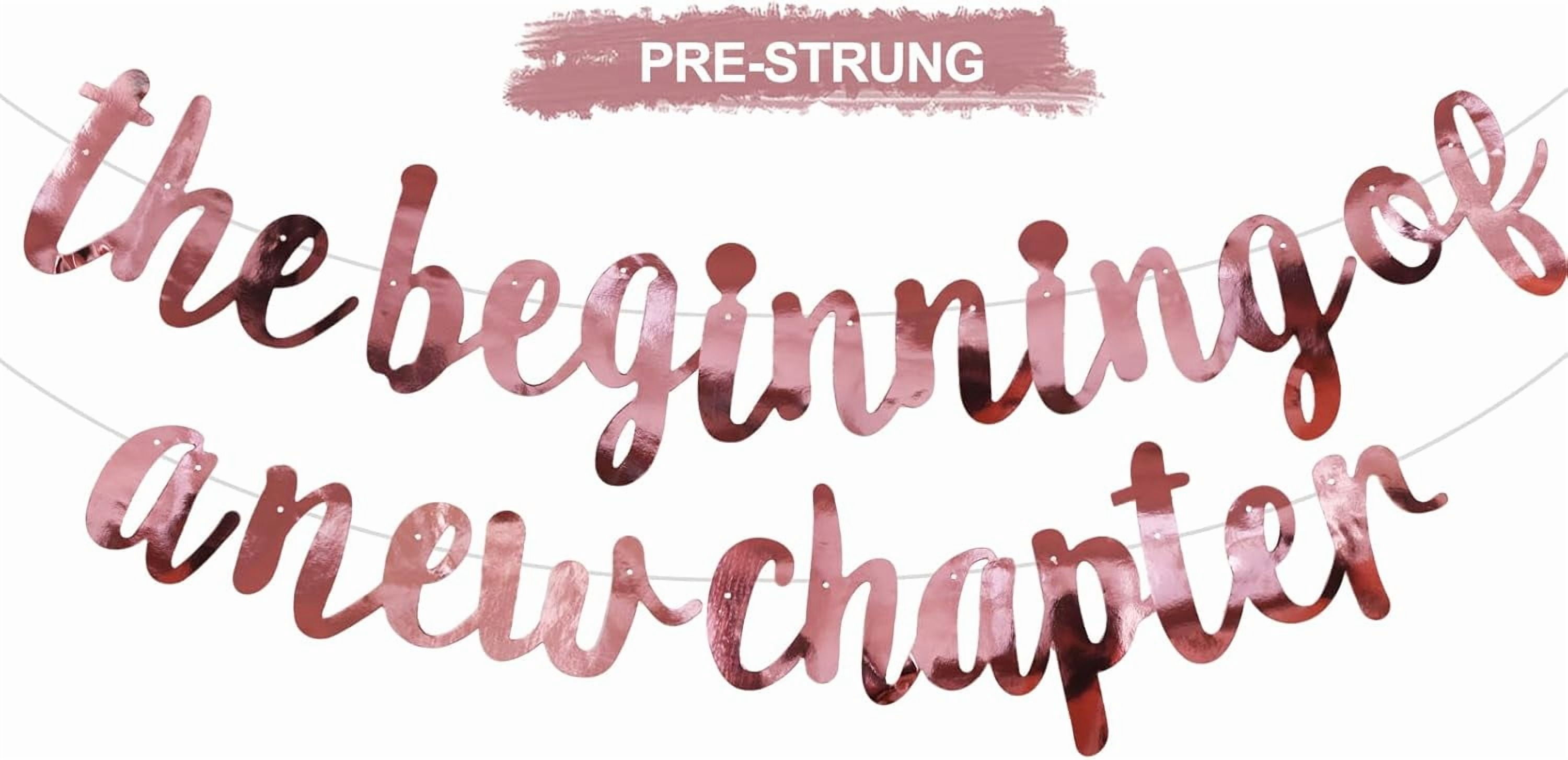 BEISHIDA Glitter Champagne The Beginning of A New Chapter Banner ...