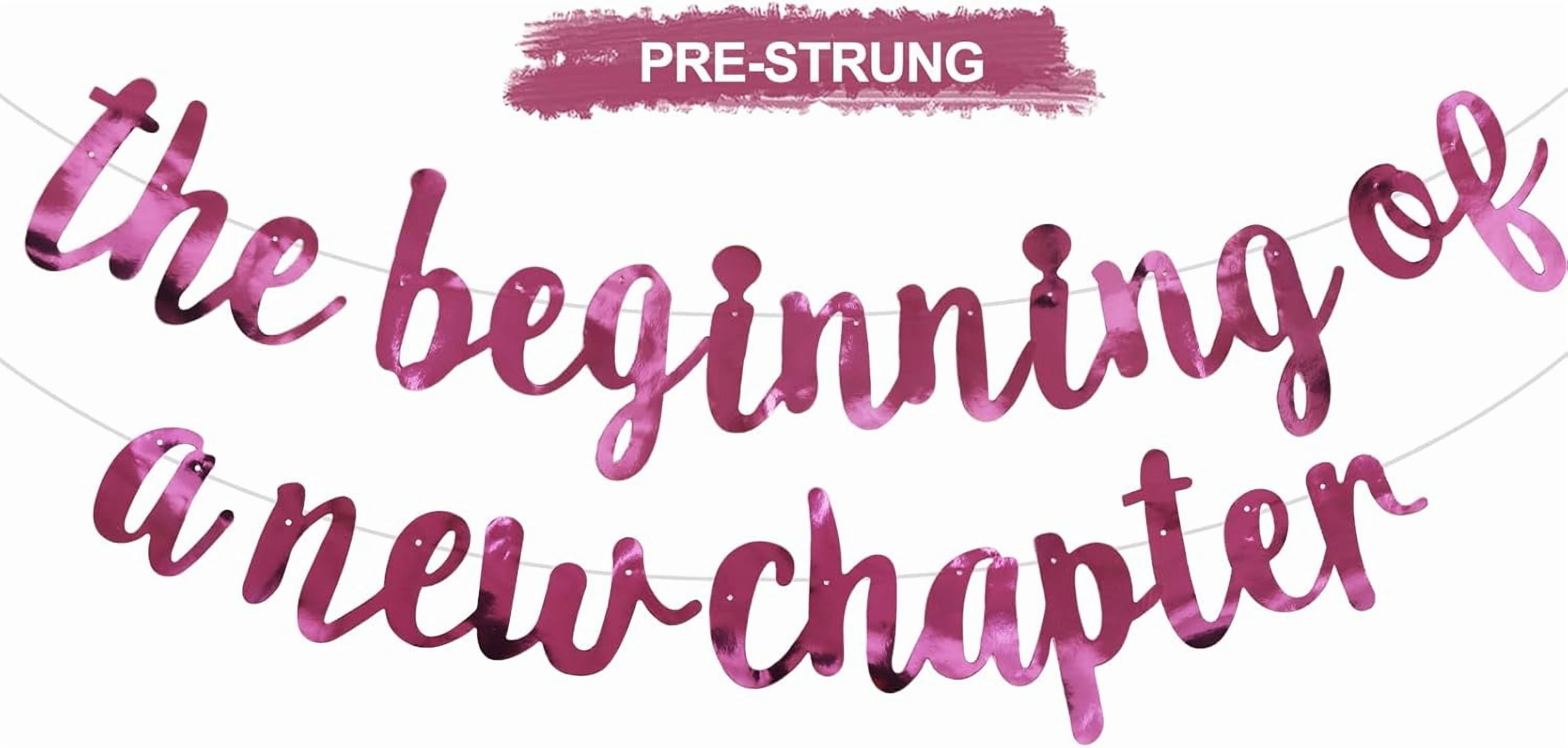 BEISHIDA Glitter Champagne The Beginning of A New Chapter Banner ...
