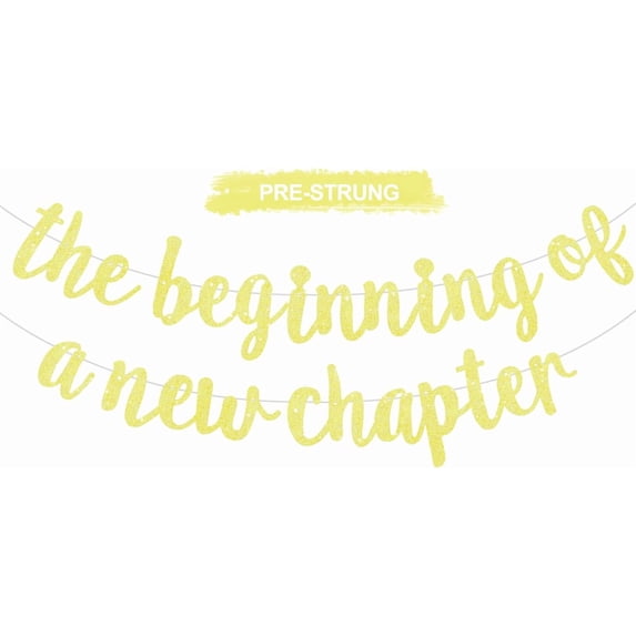 BEISHIDA Glitter Champagne The Beginning of A New Chapter Banner ...