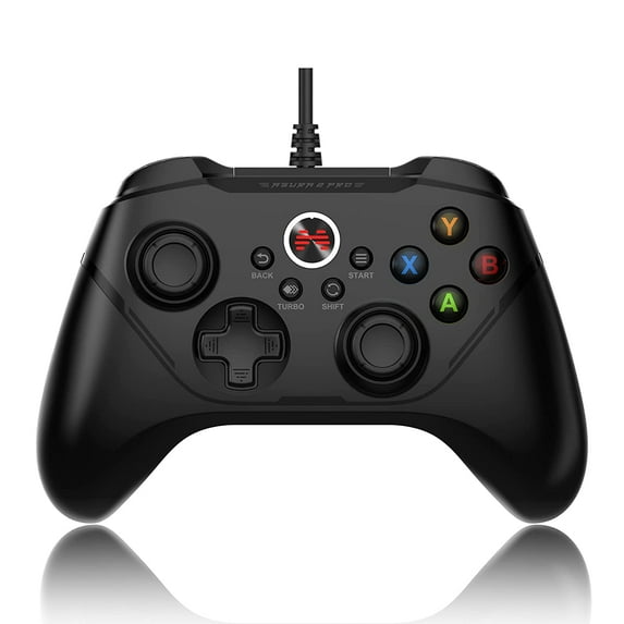 BEITONG Asura 2 Pro PC Game Controller Wired Gamepad For Windows 7 8 10 Steam Gaming,Programmable Macro/2 Config Buttons/Hall Sensor Trigger/5 Vibration Intensity/Joystick Deadzone Adjust/Turbo