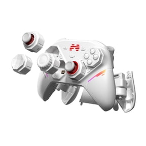 BEITONG PanGu Custom Modular Wireless Controller, Hot-Swap Joystick, Button & D-Pad Modules, Bluetooth Gamepad for PC, Switch/Switch 2, iOS, Android & Steam, White