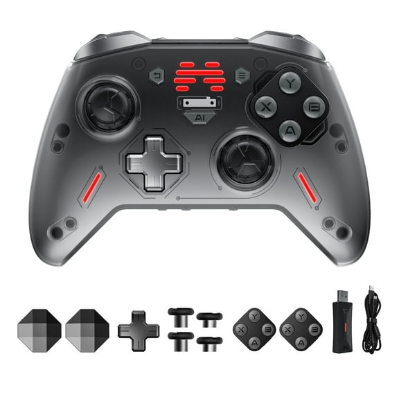 BEITONG Zeus 2 Optical Micro Switches Elite Game Controller for PC Switch Mobile,Keys Modular(Black)