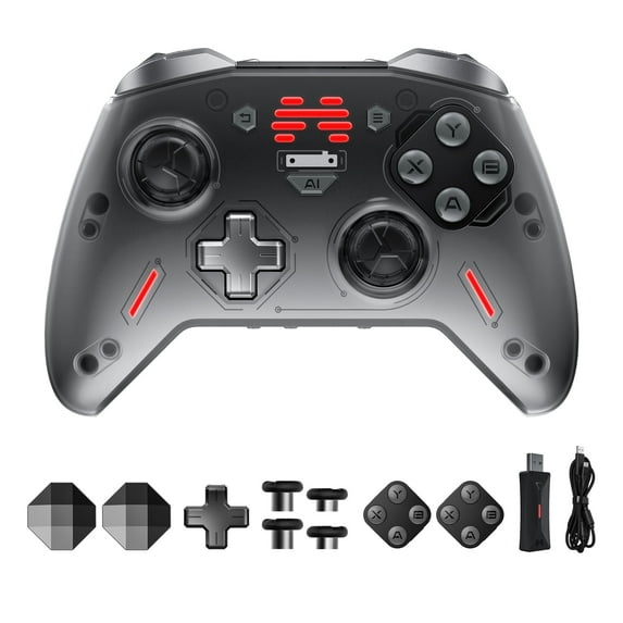 BEITONG Zeus 2 Optical Micro Switches Elite Game Controller for PC Switch Mobile,Keys Modular(Black)