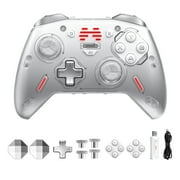 BEITONG Zeus 2 Optical Micro Switches Elite Game Controller for PC Switch Mobile,Keys ModularSilver