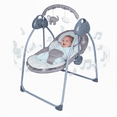 thumbnail image 1 of BEJOLO Electric Baby Swing with Bluetooth, Remote, Toys, 4-Speed Adjustable Infant Swing, Auto Rocking, for Newborns to Toddlers, Grey, 1 of 8