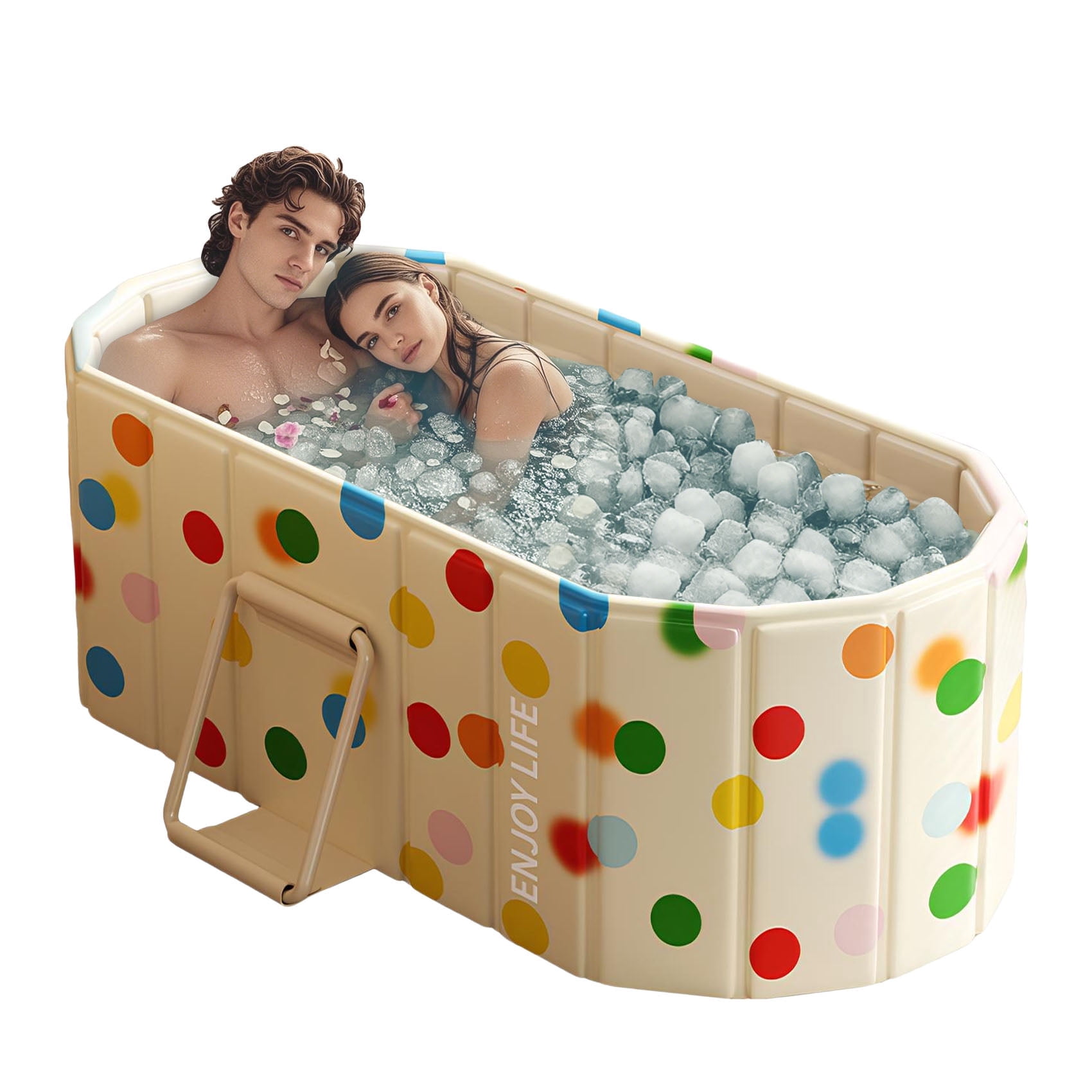 Foldable Portable Bathtub For Adults – Space-Saving PVC Corner Design, Quick Setup, No Inflating, Ideal For Small Homes, Travel & Camping (Grey Foldable Portable Bathtub For Adults – Space-Saving PVC Corner Design, Quick Setup, No Inflating, Ideal For Small Homes, Travel & Camping (Grey