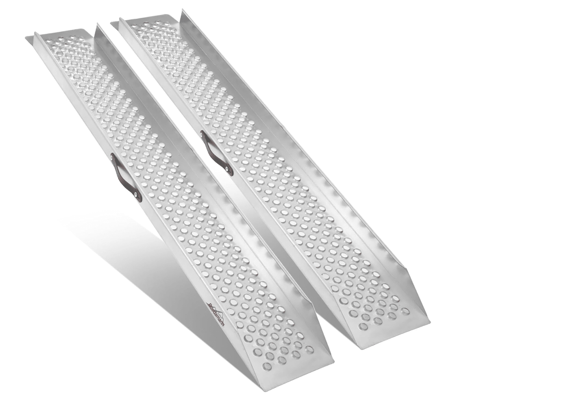 Ruedamann 2PC Shed Ramp, 5' Non-Slip Loading Ramp for Lawn Mower ...