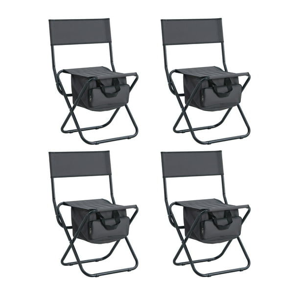 BEKAY 4 Pack Portable Folding Chair with Storage Bag 280lbs Maximum Loading Capacity for Indoor, Outdoor, Camping, Picnics