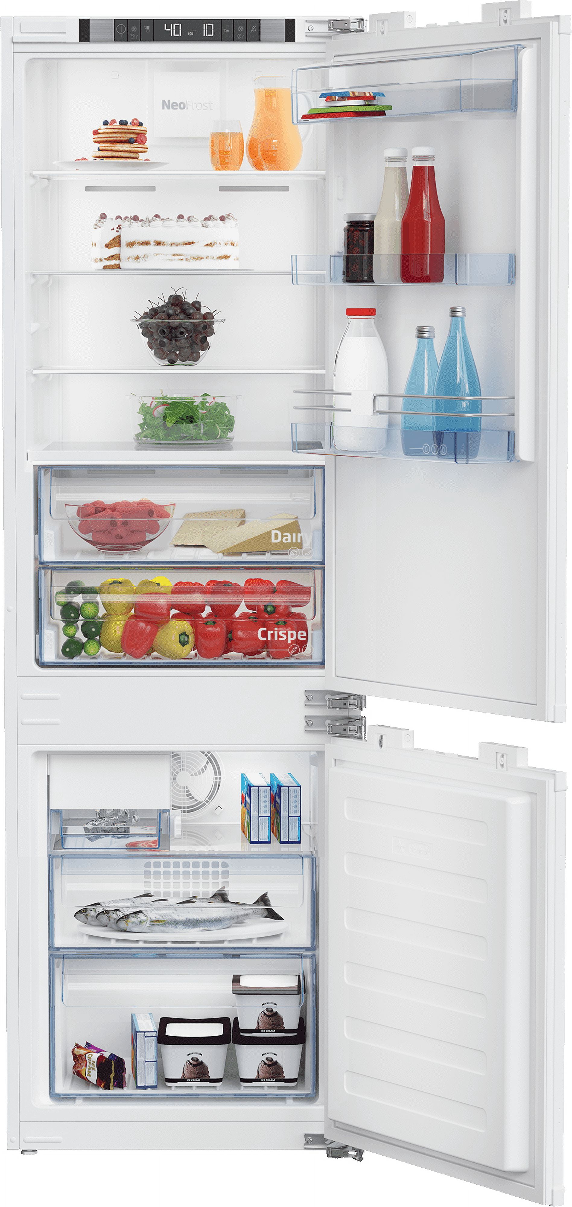 BEKO BBBF2410IM2 bottom freezer built in refrigerator