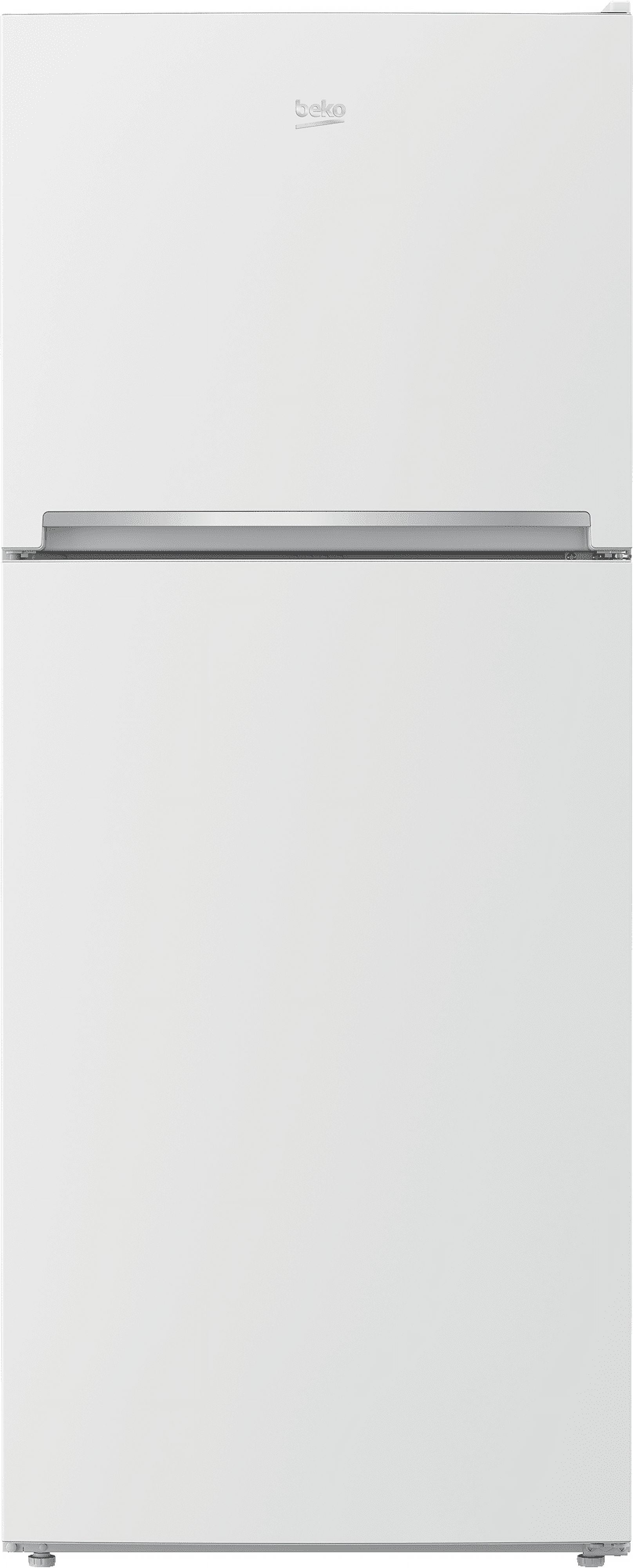 White Energy Star Bottom Freezer Refrigerator with Ice Maker
