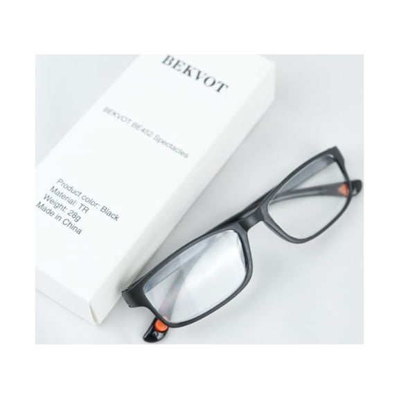 BEKVOT BE452 Spectacles Ultra-Light Blue Light Blocking Glasses with TR Material