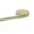 thumbnail image 1 of BEL AVENIR 10.5 Yard Braid Lace Mix Blue 0.51 inch Gimp Trim Ribbon, 1 of 6