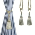 thumbnail image 1 of BEL AVENIR 2 Pack Curtain Tieback Tassel Drapery Rope Handmade Holdbacks Home Decorative Blue, 1 of 9