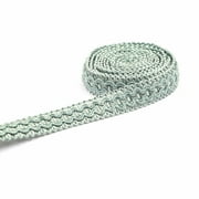 BEL AVENIR Braid Lace 0.51 inch Fringe Trim 10.5 Yard Ribbon Gimp Blue