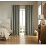 SUNSHIELD ESSENTIALS Bellamy 100% Blackout Curtains for Living Room, Bedroom and Nurseries, 50” x 63”, Green