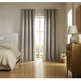thumbnail image 1 of SUNSHIELD ESSENTIALS Bellamy 100% Blackout Curtains for Living Room, Bedroom and Nurseries, 50” x 84”, Brown, 1 of 7