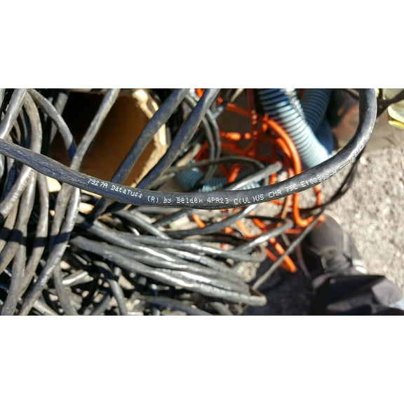 BELDEN 4PR23 C (UL) US CMR 75C E108998-M TESTED TO 600 MHz BLK 100FT FOR $69.99