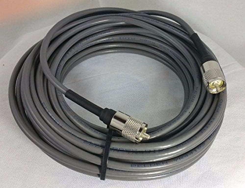 BELDEN Rg8x 97 Shielded Coax Cable with Amphenol PL259 Connectors for