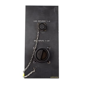 BELDEN Whirlwind M122-INS + AB39FP W3C 122 Pin Output &  W1CF 39 Pin Connector Combo Assembly, With Plate, For Snake Cable, Audio / Microphone Distribution Panel, With PigTail Cable Assemblies