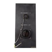 BELDEN Whirlwind M122-INS + AB39FP W3C 122 Pin Output & W1CF 39 Pin Connector Combo Assembly, With Plate, For Snake Cable, Audio / Microphone Distribution Panel, With PigTail Cable Assemblies