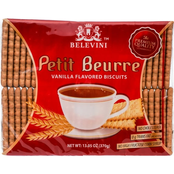 BELEVINI | PETIT BEURRE | VANILLA BISCUITS | 370 G | PACK OF 2