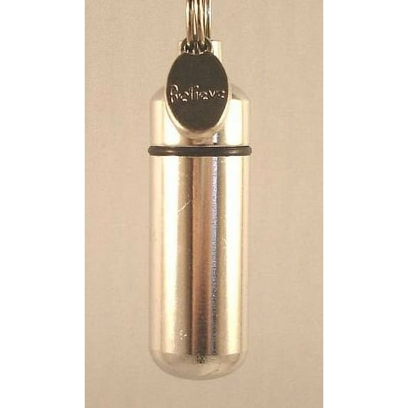 BELIEVE Anointing Oil or Holy Water Holder Keychain - Includes Velvet Pouch and Pipette