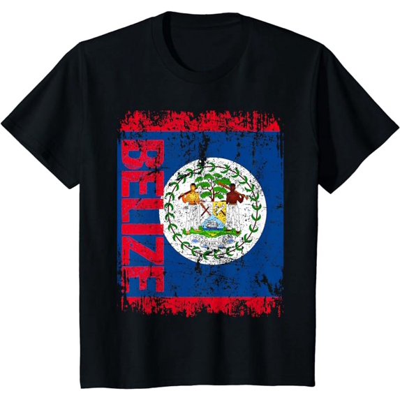 BELIZE Flag Vintage Distressed BELIZE T-Shirt