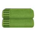 thumbnail image 1 of BELIZZI HOME 100% Premium Cotton 2 Pack Oversized Bath Towel Set 28x55 inches, Large Bath Towels, Ultra Absorbant Compact Quickdry & Lightweight Towel, Ideal for Gym Travel Camp Pool - Kiwi Green, 1 of 6