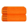 thumbnail image 1 of BELIZZI HOME 100% Premium Cotton 2 Pack Oversized Bath Towel Set 28x55 inches, Large Bath Towels, Ultra Absorbant Compact Quickdry & Lightweight Towel, Ideal for Gym Travel Camp Pool - Orange, 1 of 6