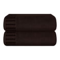 thumbnail image 1 of BELIZZI HOME 100% Premium Cotton 2 Pack Oversized Bath Towel Set 28x55 inches, Large Bath Towels, Ultra Absorbant Compact Quickdry & Lightweight Towel, Ideal for Gym Travel Camp Pool- Chocolate Brown, 1 of 6