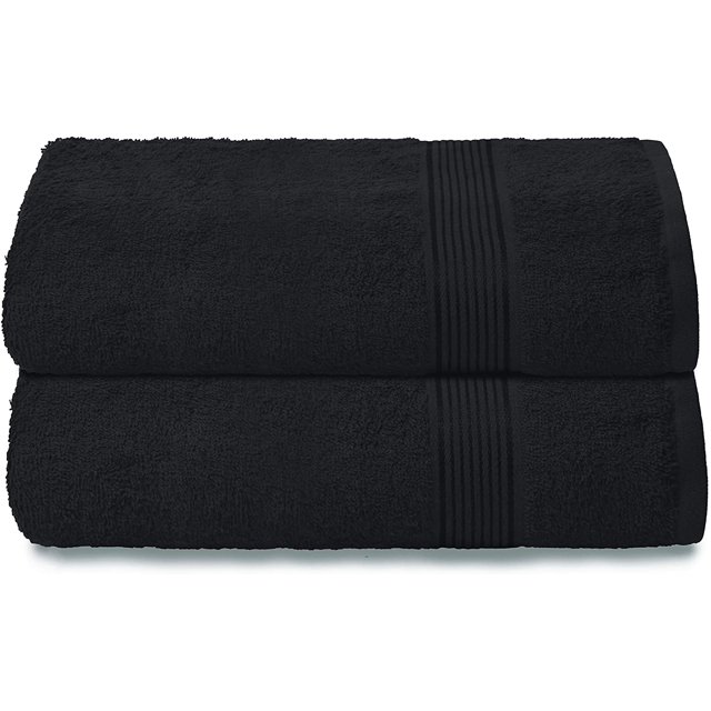 BELIZZI HOME 100 Premium Cotton 2 Pack Oversized Bath Towel Set 28x55